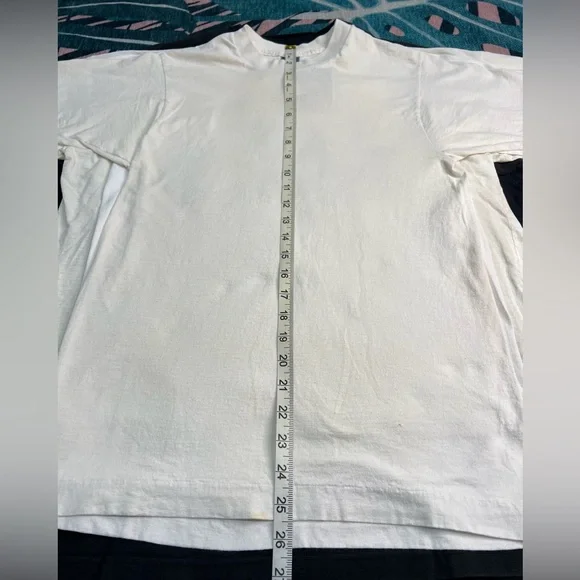 Vintage BVD Off White Plain Basic Classic Crewneck Tshirt - Picture 8 of 11